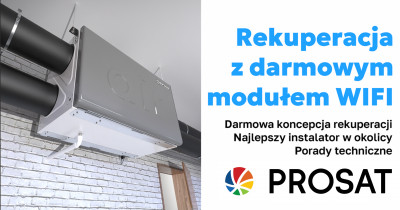 Rekuperator DEFRO z modułem WiFi za darmo w PROSAT!